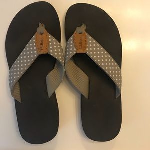LL BEAN flip flops